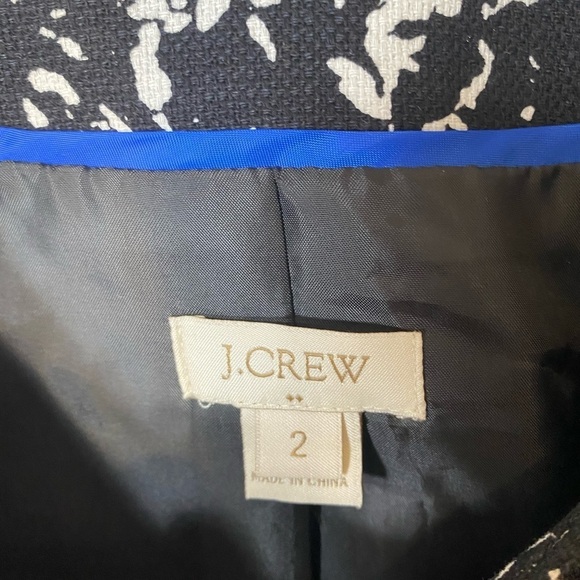 Women’s J Crew Black and White Jacket - Picture 5 of 10